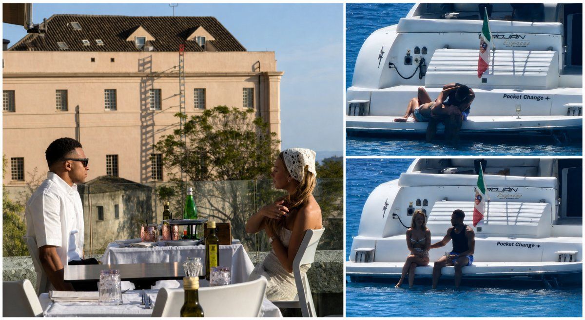 Kylian Mbappé y Ester Expósito fueron vistos en Cagliari durante una escapada que mezcló cenas románticas y paseos en yate, en pleno tramo decisivo de LaLiga para el Real Madrid.