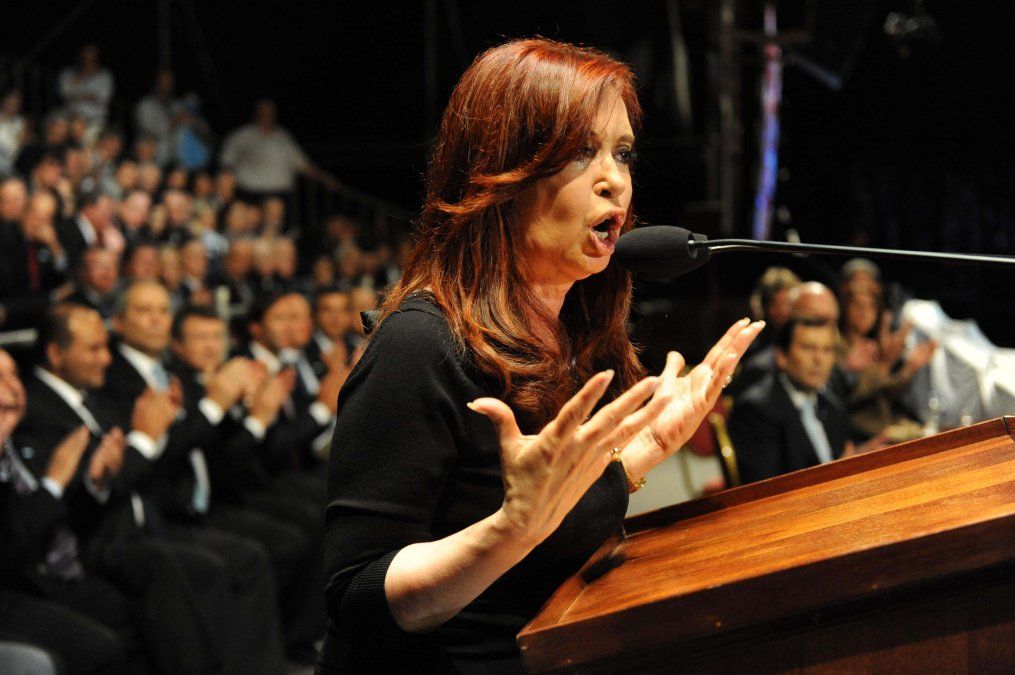 Cristina Fernández en Rosario (27/02/2012).