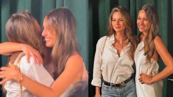 El cordial encuentro entre Pampita y la China Suárez disparó rumores. El cordial encuentro entre Pampita y la China Suárez disparó rumores.