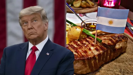 Ganaderos en pie de guerra contra Trump por importacion de carne argentina. Fuente: A24. Ganaderos en pie de guerra contra Trump por importacion de carne argentina. Fuente: A24.