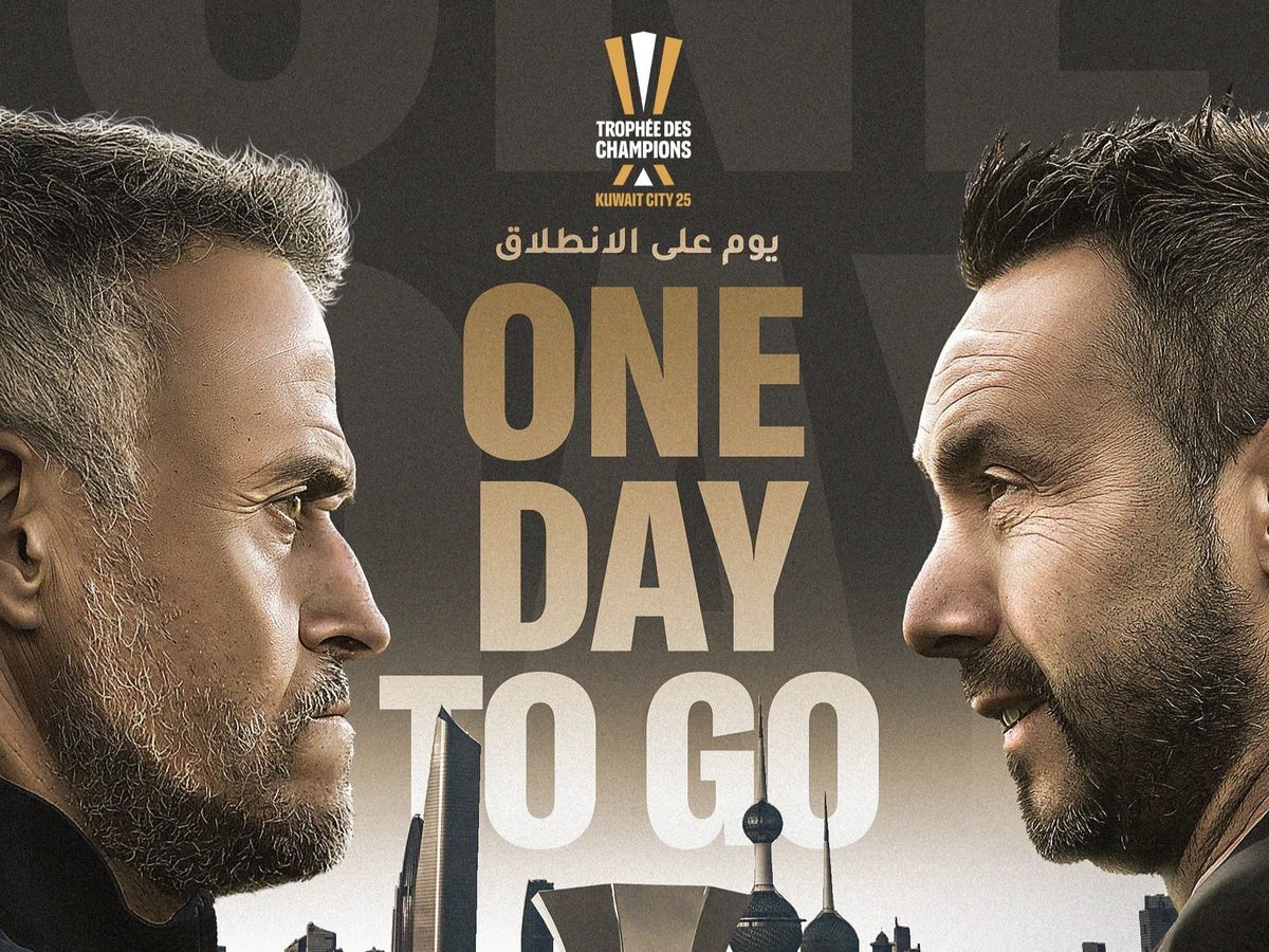 Luis Enrique y De Zerbi se ven las caras Luis Enrique y De Zerbi se ven las caras