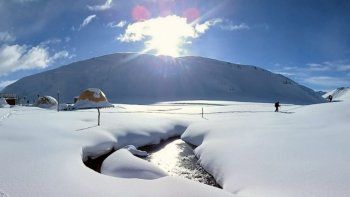 El centro de ski que se inagurará este invierno.Foto: Los Andes El centro de ski que se inagurará este invierno.Foto: Los Andes