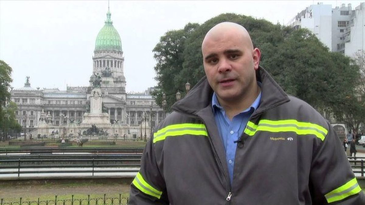 Claudio Dellacarbonara, dirigente de los metrodelegados Claudio Dellacarbonara, dirigente de los metrodelegados