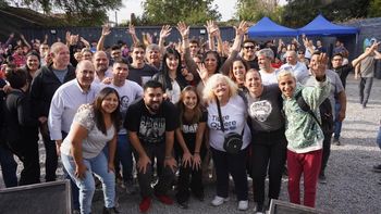 Malena Galmarini de Massa en Don Torcuato. Malena Galmarini de Massa en Don Torcuato.