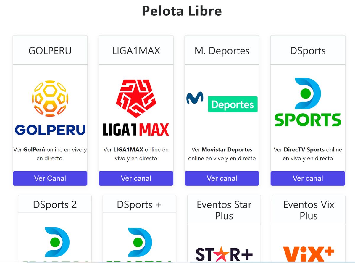 Pelota Libre, desde Perú.