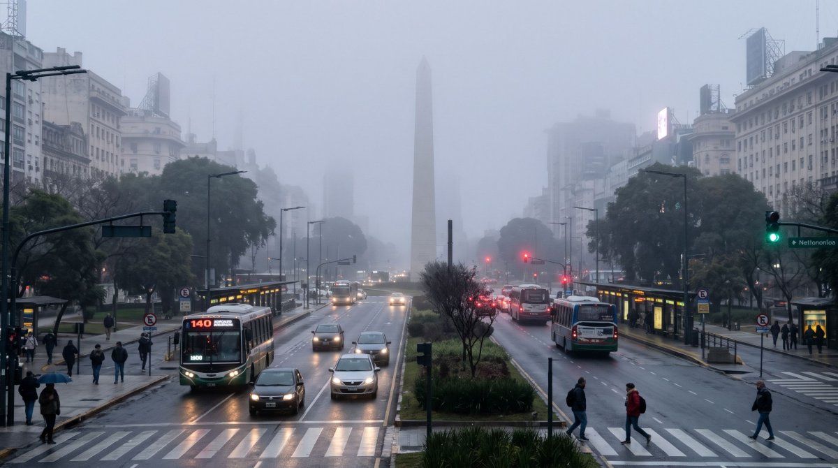 Los pronósticos advierten que podrían formarse bancos de niebla durante la madrugada del sábado en sectores de AMBA, con reducción de la visibilidad y posibles complicaciones en rutas y accesos.