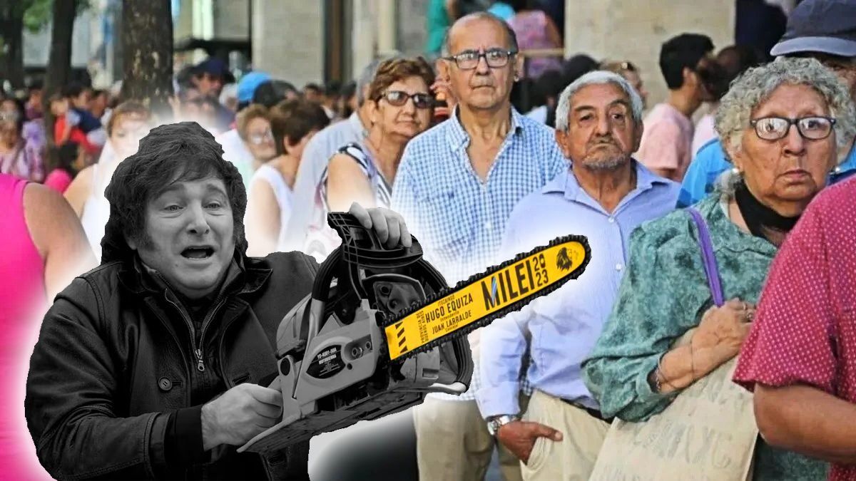 Jubilados: foco del ajuste y la motosierra de Milei Jubilados: foco del ajuste y la motosierra de Milei
