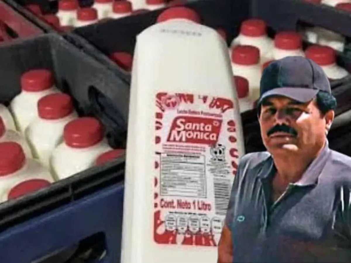 El gobierno de Estados Unidos encontró que una fábrica de leche pasteurizada –marca Santa Mónica- era una de las tantas empresas para lavar dinero que tenía El Mayo.