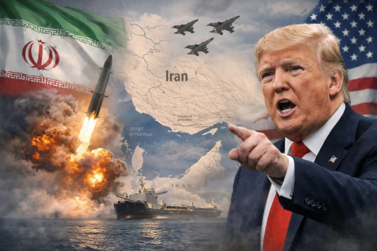 Donald Trump en guerra con Irán. Donald Trump en guerra con Irán.