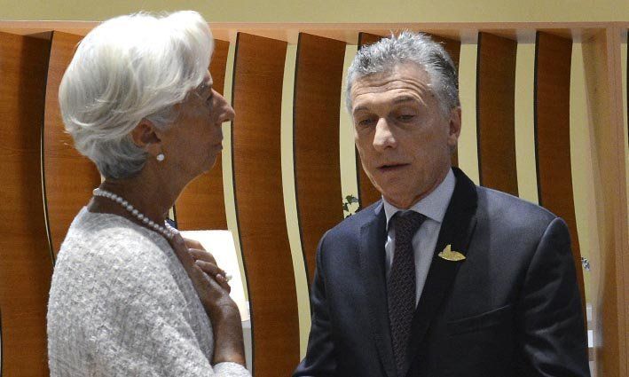 Macri y Lagarde, la titular del FMI