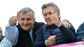 Mauricio Macri y Gerardo Morales. Mauricio Macri y Gerardo Morales.