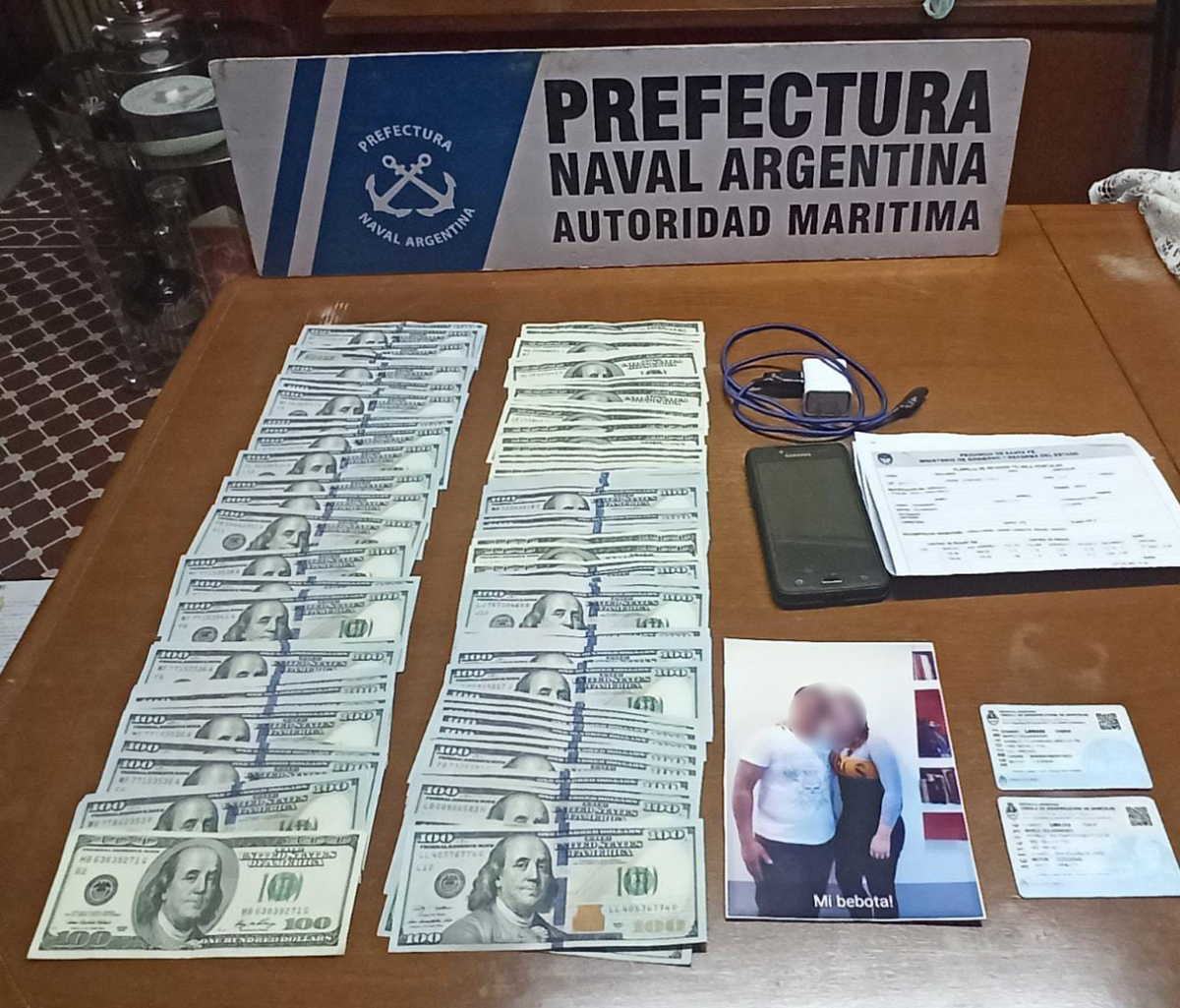 Parte de lo incautado por la policía (Foto: Argentina gob Noticias)