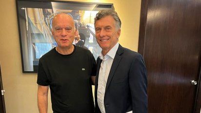  Otra sugerente foto de Macri mientras Larreta se lanzaba