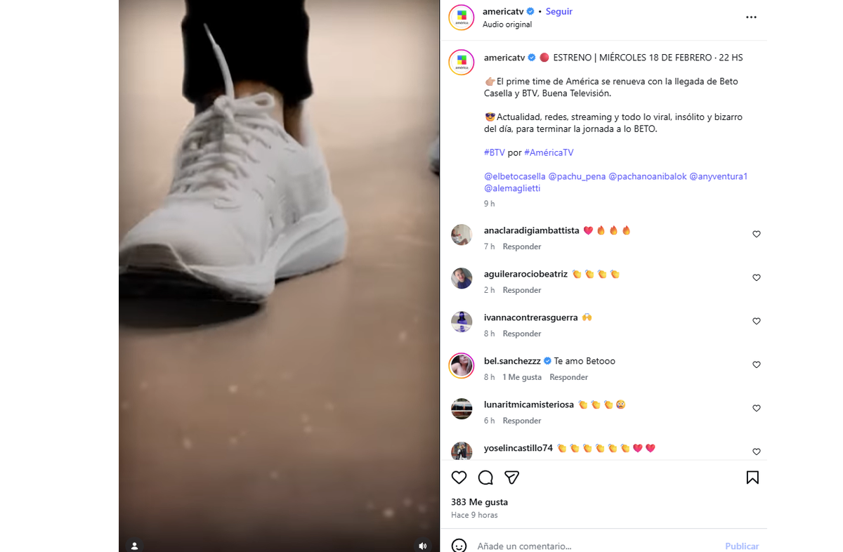 América TV lanzó la nueva promoción del programa de Beto Casella. América TV lanzó la nueva promoción del programa de Beto Casella.