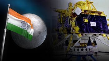 India a punto de alunizar. India a punto de alunizar.