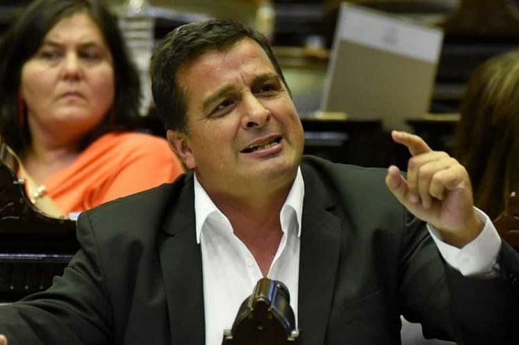 El titular de la Comisión de Previsión y Seguridad Social, Marcelo Casaretto (Foto Twitter: @mpcasaretto).