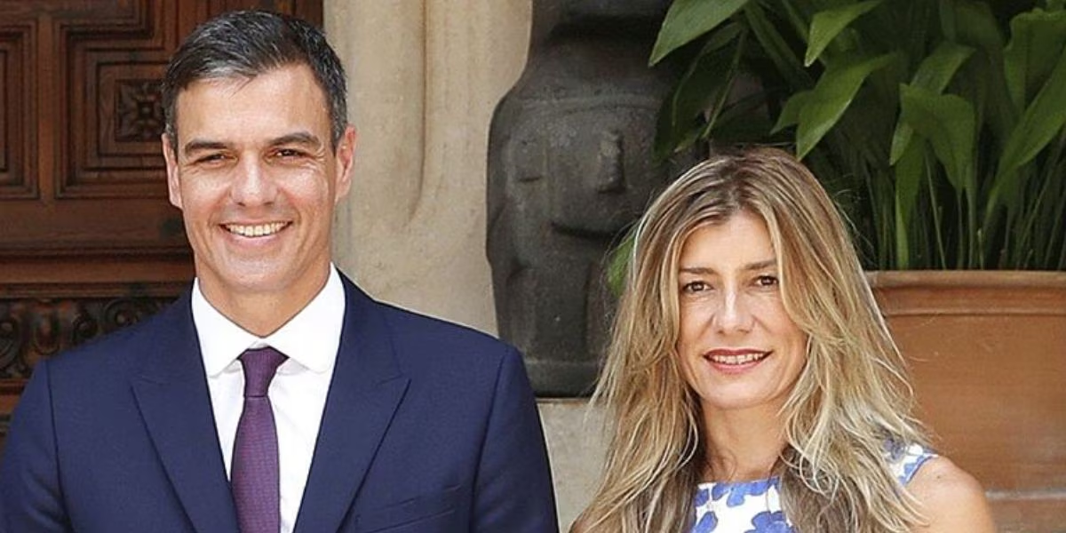 Begoña Gómez y Pedro Sánchez. Begoña Gómez y Pedro Sánchez.