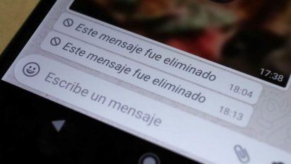 El truco para recuperar los mensajes eliminados de WhatsApp