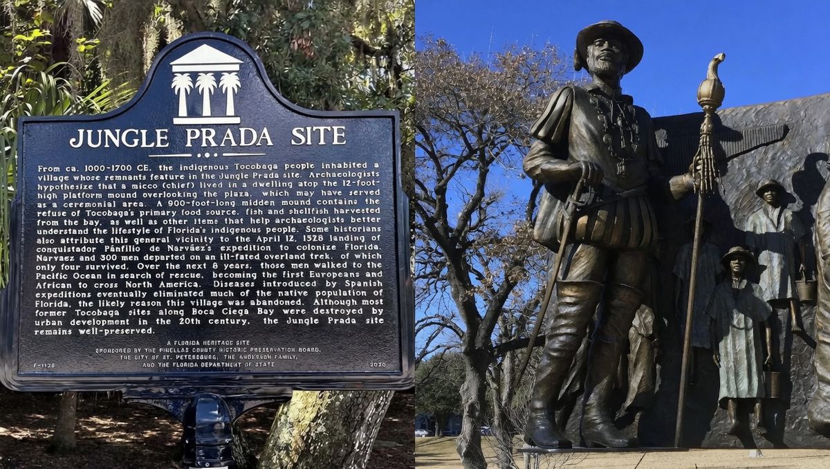 Mucho antes de las trece colonias y los viajeros ingleses, un hombre musulmán y esclavizado cruzó América del Norte de costa a costa. Conoce la alucinante odisea de Estevanico, el náufrago que se convirtió en el primer gran explorador de los Estados Unidos y cuyo legado hoy reescribe los libros de historia. Mucho antes de las trece colonias y los viajeros ingleses, un hombre musulmán y esclavizado cruzó América del Norte de costa a costa. Conoce la alucinante odisea de Estevanico, el náufrago que se convirtió en el primer gran explorador de los Estados Unidos y cuyo legado hoy reescribe los libros de historia.
