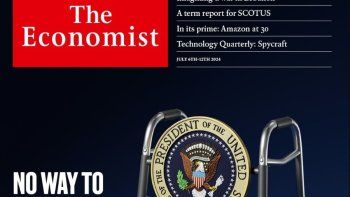 Tapa del medio británico contra la reelección de Joe Biden Tapa del medio británico contra la reelección de Joe Biden