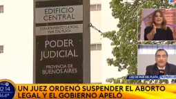 altText(Pasó al aire: Lorena Maciel protagonizó una fuerte discusión con un juez por la ley del aborto)}