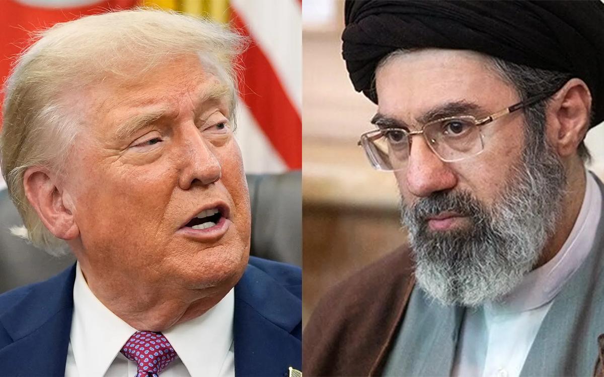 Trump y el líder de Irán | FOTOMONTAJE CNN Trump y el líder de Irán | FOTOMONTAJE CNN