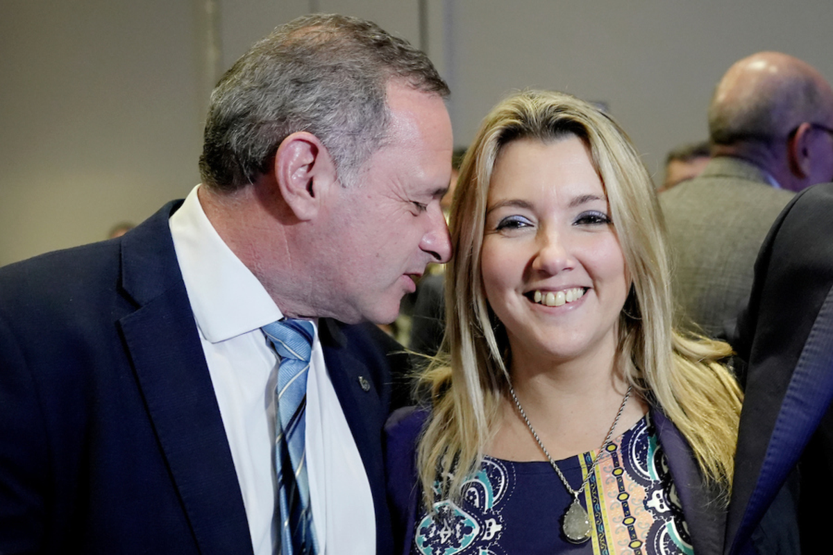 Valeria Ripoll junto a su compañero de fórmula Álvaro Delgado. Valeria Ripoll junto a su compañero de fórmula Álvaro Delgado.