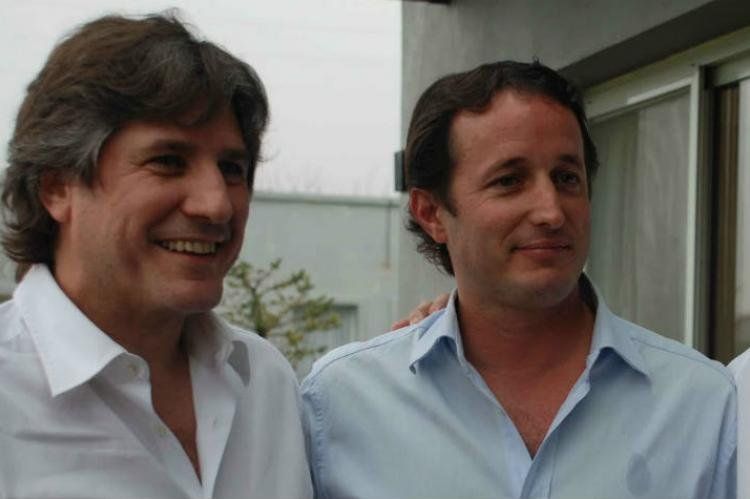 Boudou e Insaurralde en un anterior encuentro. Este martes se volvieron a mostrar juntos.