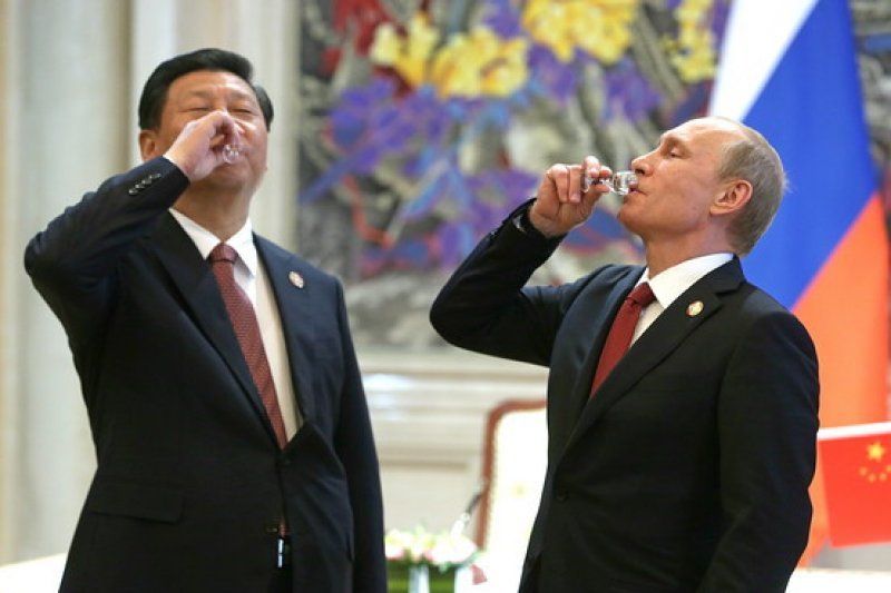 Vladímir Putin y Xi Jinping.