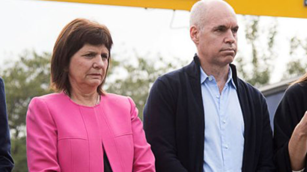Tensa relación y escasa comunicación entre Patricia Bullrich y Horacio Rodríguez Larreta.