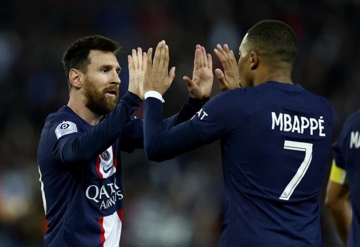 Lionel Messi y Kylian Mbappé, antigua dupla del PSG
