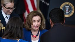 Nancy Pelosi, presidenta de la Cámara de Representantes de USA.