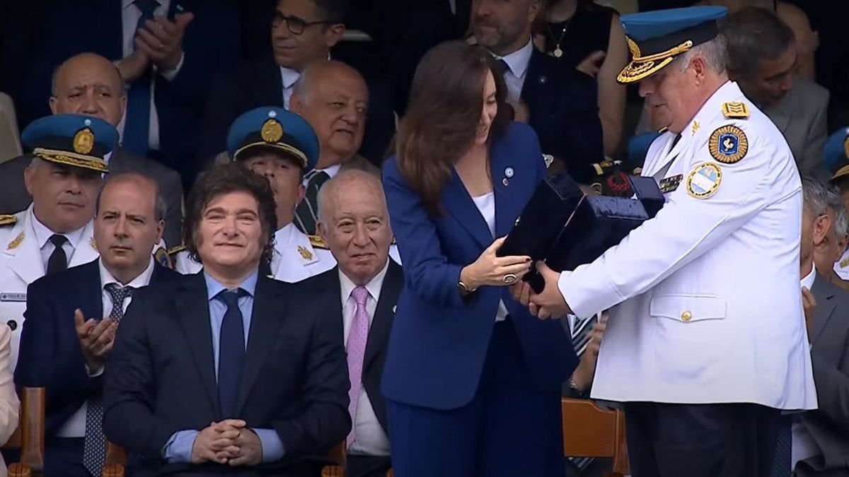 Victoria Villarruel y Javier Milei.