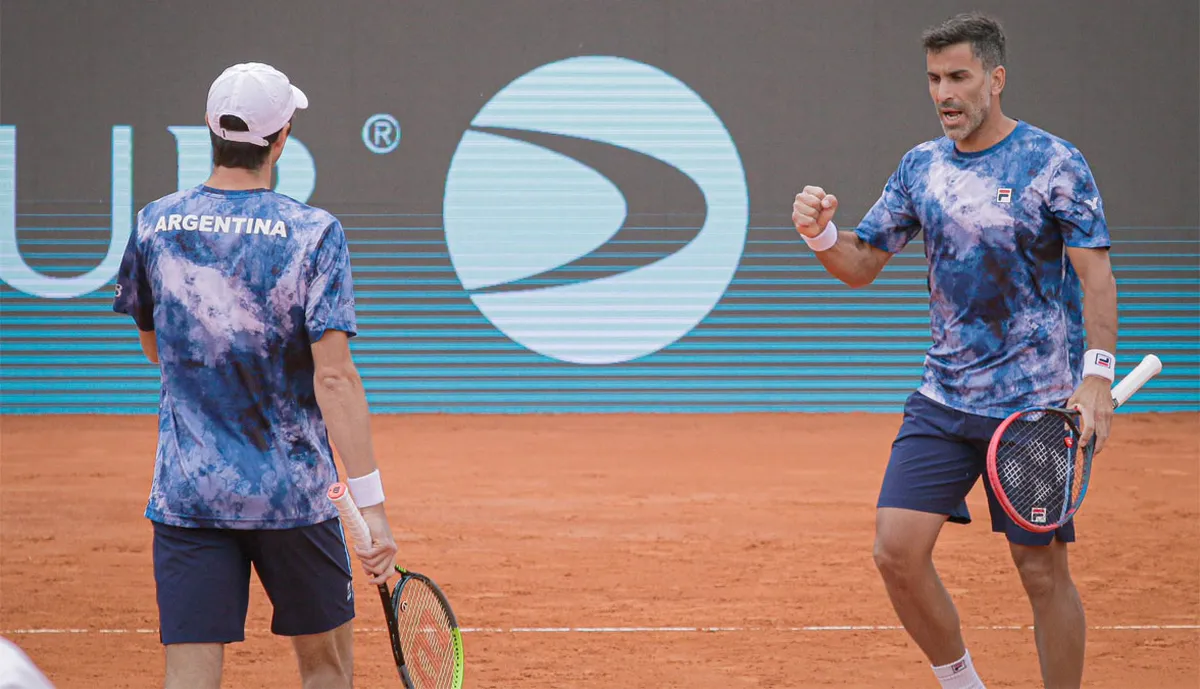 El doble de Argentina en la Copa Davis. El doble de Argentina en la Copa Davis.