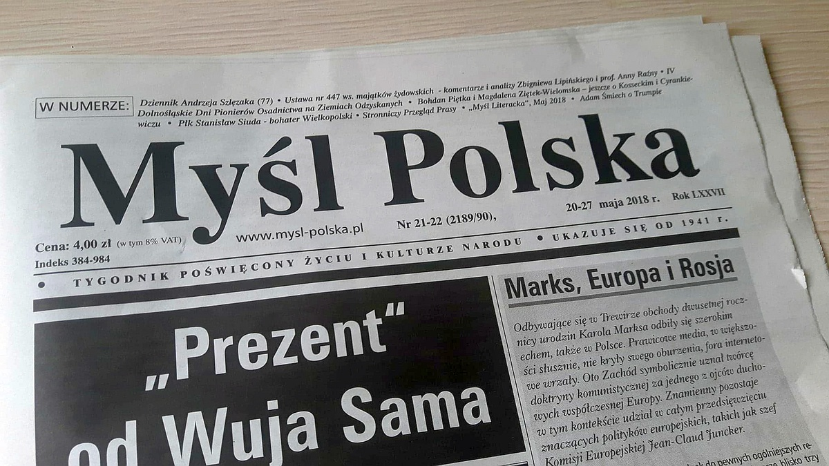 El famoso semanario polaco apuntó contra Volodymyr Zelensky. El famoso semanario polaco apuntó contra Volodymyr Zelensky.