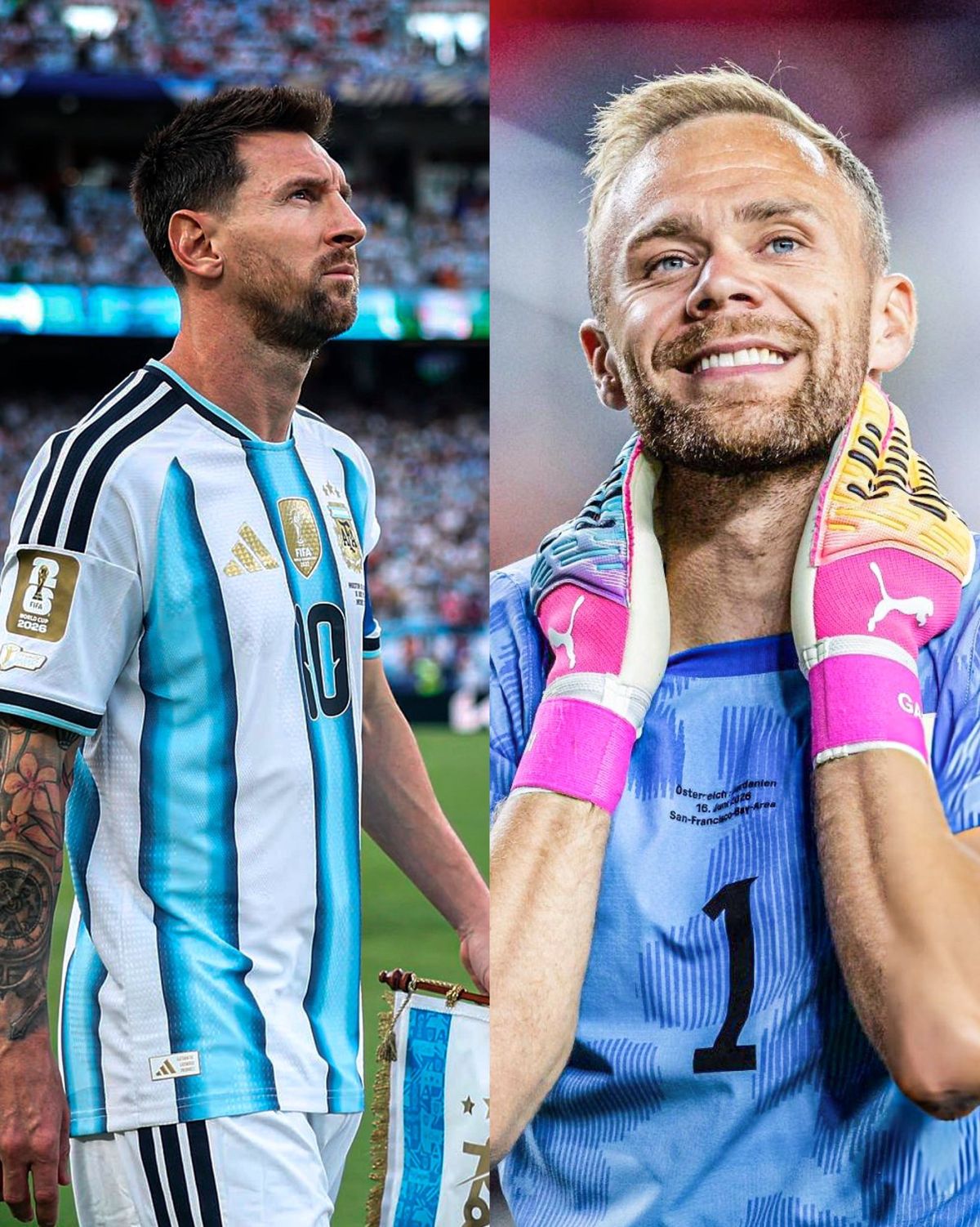 El arquero de Austria hizo polémicas declaraciones sobre Messi. El arquero de Austria hizo polémicas declaraciones sobre Messi.