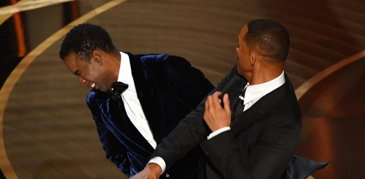 El cachetazo de Will Smith al comediante y presentador, Chris Rock.