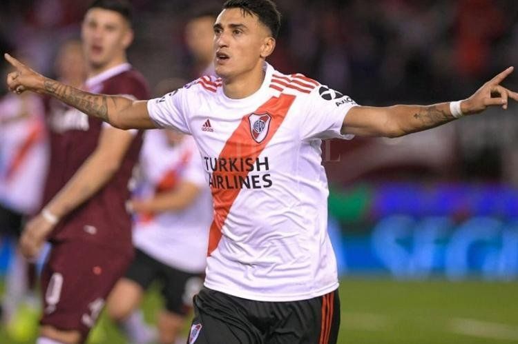Matías Suárez, delantero de River Plate.