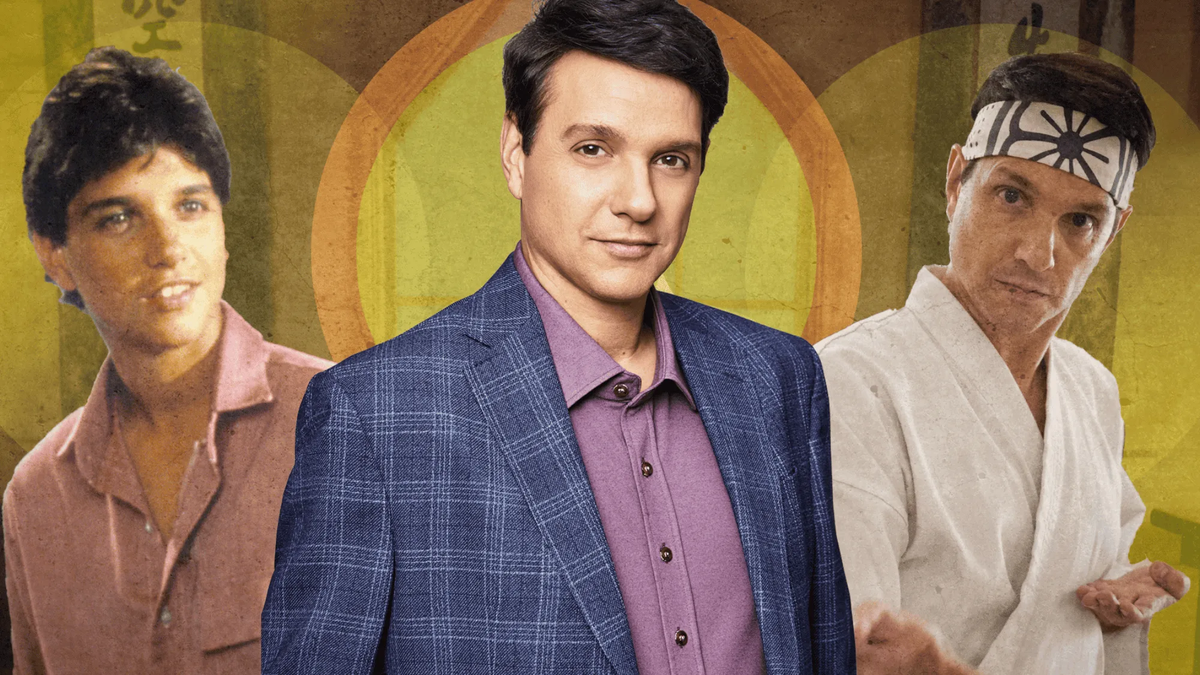 Ralph Machi con las distintas versiones de su personaje a lo largo de los años.