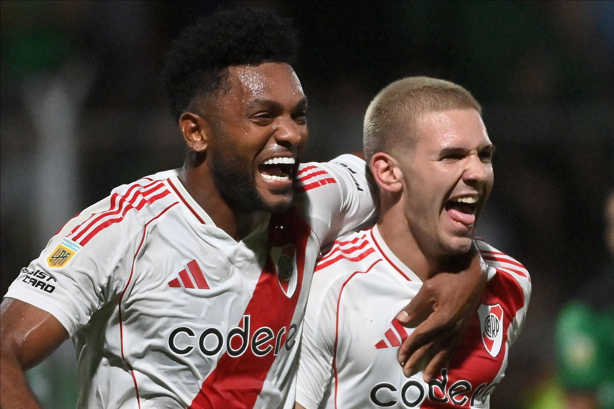 Borja y Mastantuono le dieron los tres puntos a River en San Juan. Borja y Mastantuono le dieron los tres puntos a River en San Juan.