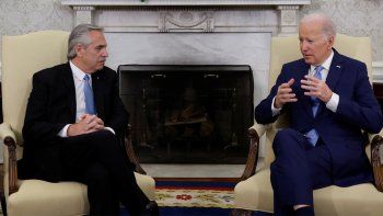 Alberto Fernández y Joe Biden. Alberto Fernández y Joe Biden.