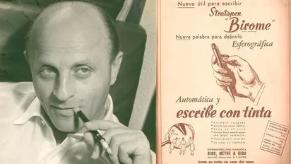 La invención de la birome y la curiosa influencia del fútbol