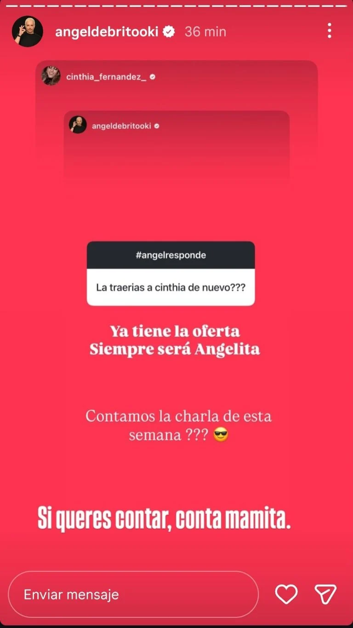 La oferta de LAM, blanqueada en redes, tensiona la continuidad de Cinthia y reconfigura el tablero del canal. La oferta de LAM, blanqueada en redes, tensiona la continuidad de Cinthia y reconfigura el tablero del canal.