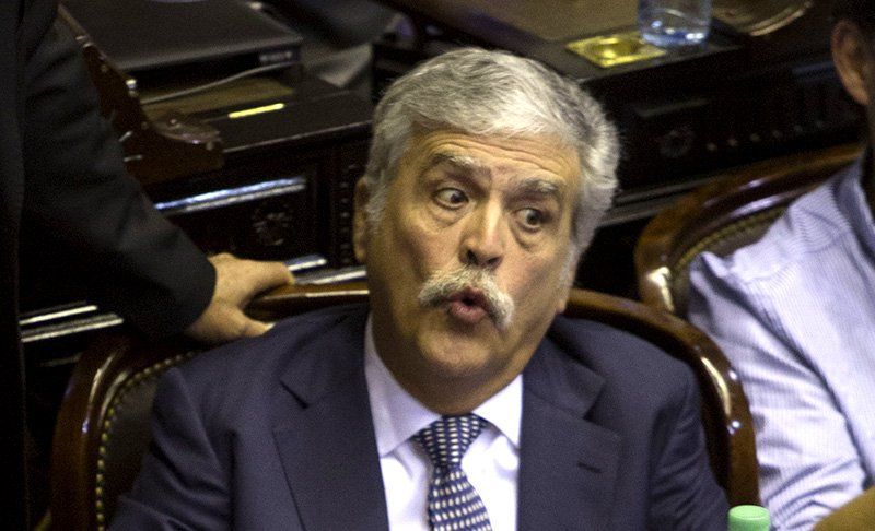 Julio De Vido en su banca de diputado nacional del Frente para la Victoria. (Foto archivo NA)