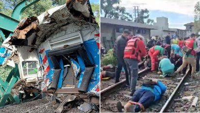 Alerta Roja: Chocaron dos trenes, 60 heridos y se habla de 