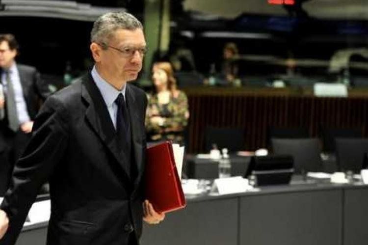 El ministro de Justicia de España, Alberto Ruiz-Gallardón.