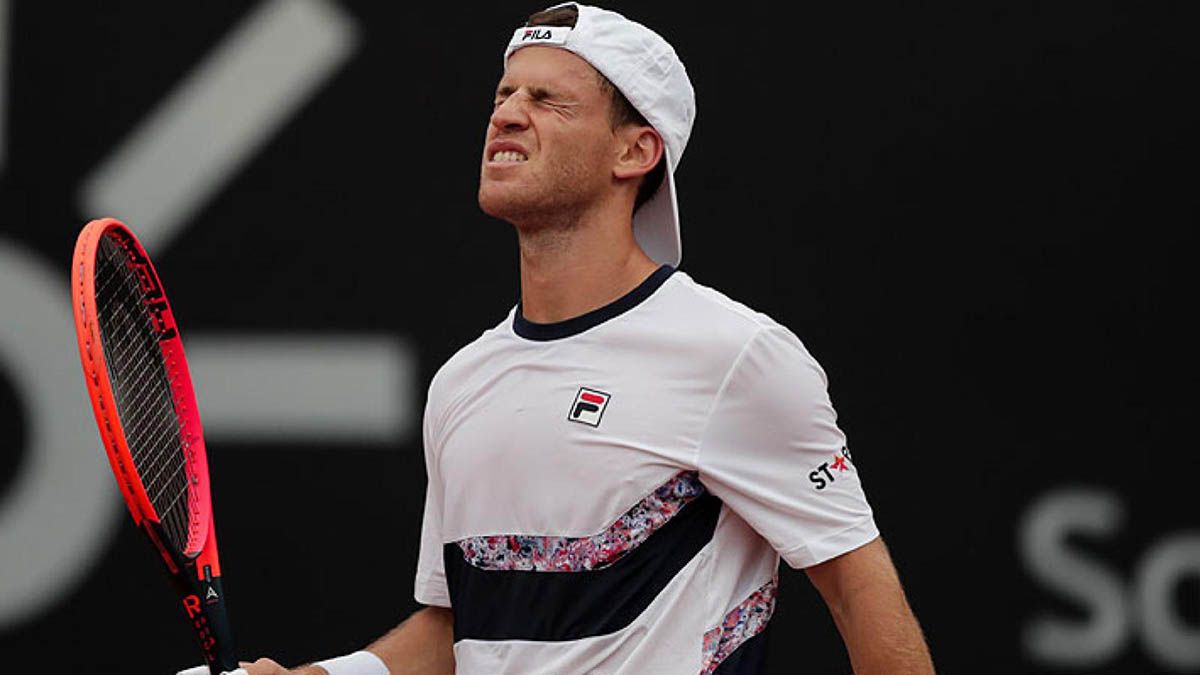 Diego Schwartzman quedó afuera del ATP 250 de Santiago de Chile y disparó muy duro contra los hinchas de ese país: “Fue brutal”. (Foto: EFE)