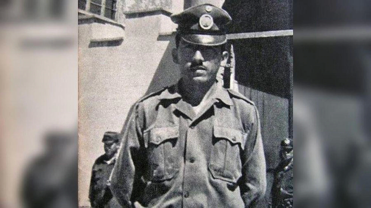 Mario Terán, en los años de su trabajo como militar profesional.