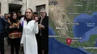 Uy, está temblando: Fuerte terremoto en México sorprendió a Claudia Sheinbaum Uy, está temblando: Fuerte terremoto en México sorprendió a Claudia Sheinbaum