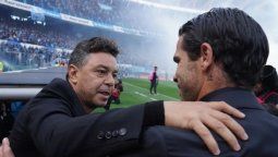 Marcelo Gallardo y Fernando Gago